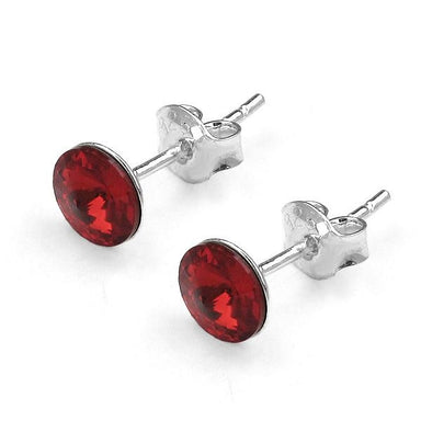 Sterling Silver (925) Chaton Post & Scroll Setting SS29 - Bluestreak Crystals