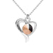 Sterling Silver (925) Heart Rivoli Pendant Setting SS29 - Bluestreak Crystals