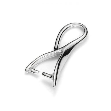 Sterling Silver (925) Leaf Bail - Bluestreak Crystals