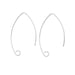 Sterling Silver (925) Marquise Ear Wire - Bluestreak Crystals
