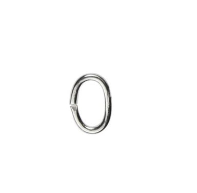 Sterling Silver (925) Oval Open Jump Rings - Bluestreak Crystals