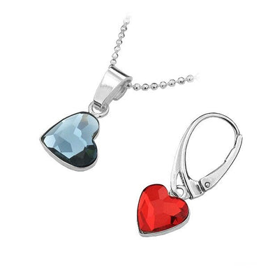 Sterling Silver (925) Pendant Setting For Heart Shaped Flatbacks - Bluestreak Crystals