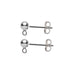 Sterling Silver (925) Post & Scroll Earwires - Bluestreak Crystals