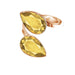 Sterling Silver (925) Ring for Pear Fancy Stone - Bluestreak Crystals