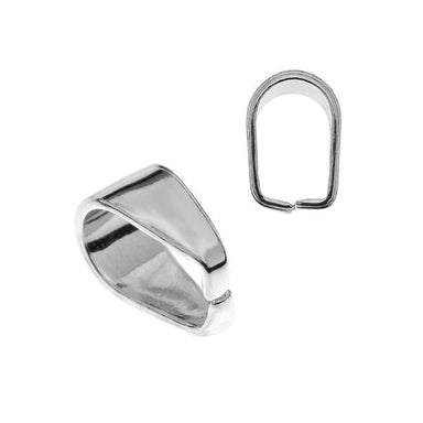 Sterling Silver (925) Simple Bails - Bluestreak Crystals