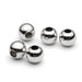 Sterling Silver (925) Smooth Round Beads - Bluestreak Crystals