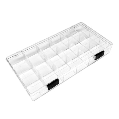 Storage Box with 18 Compartments - Bluestreak Crystals