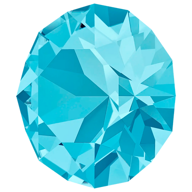 Serinity Chatons Round Stones (1028 & 1088) Aquamarine - Bluestreak Crystals