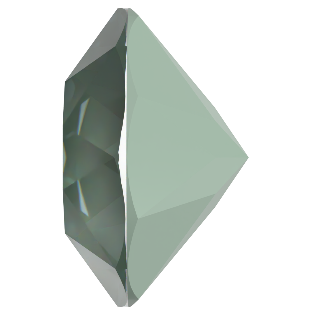 Swarovski Chatons Round Stones (1028 & 1088) Crystal Agave Ignite UNFOILED - Bluestreak Crystals