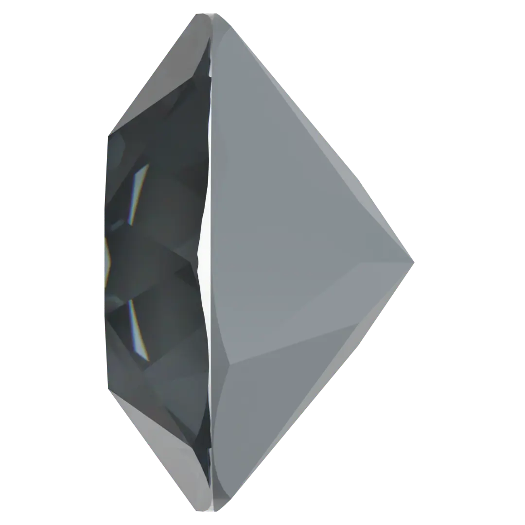 Swarovski Chatons Round Stones (1028 & 1088) Crystal Dark Grey Ignite UNFOILED - Bluestreak Crystals