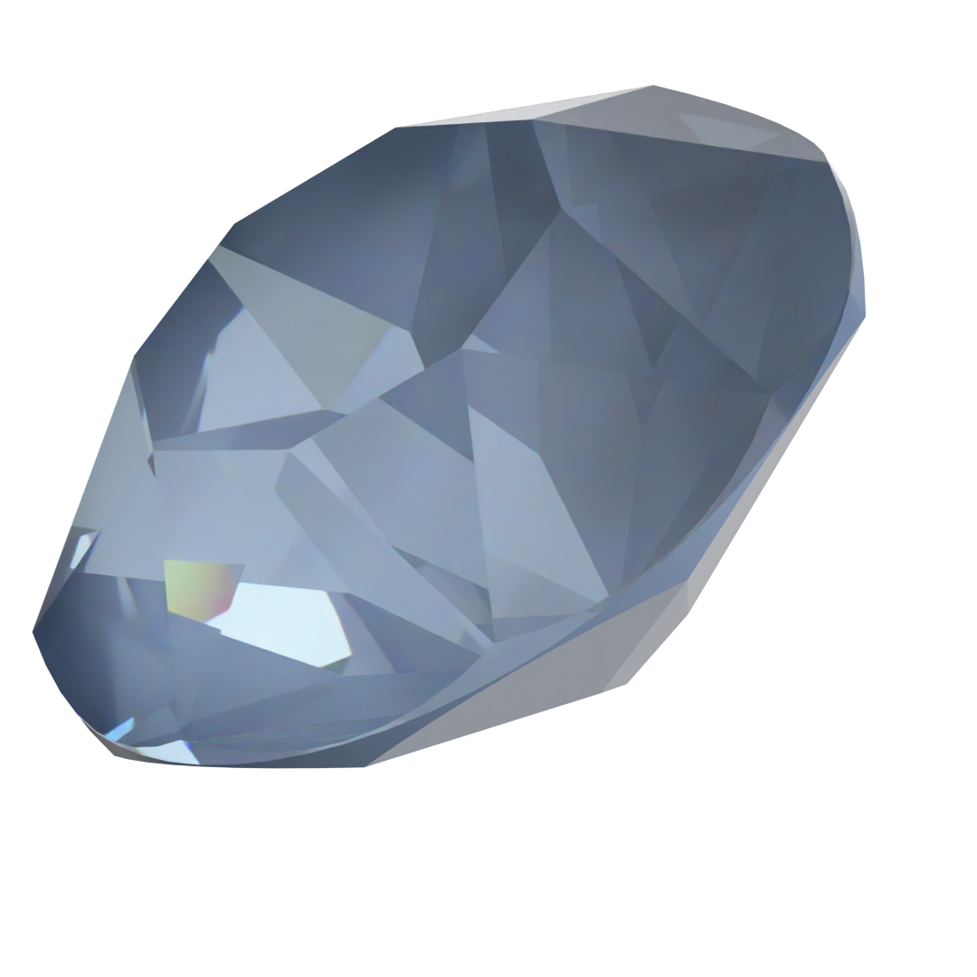 Serinity Chatons Round Stones (1028 & 1088) Crystal Denim Ignite UNFOILED - Bluestreak Crystals