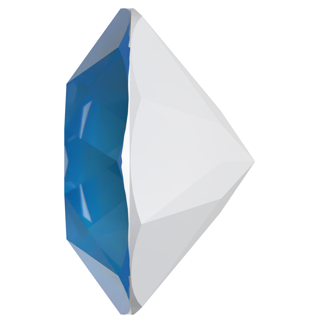 Serinity Chatons Round Stones (1028 & 1088) Crystal Electric Blue Ignite UNFOILED - Bluestreak Crystals