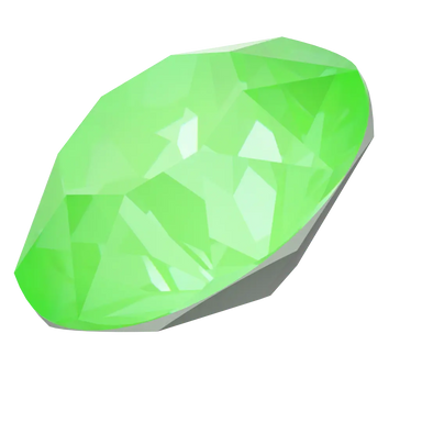 Swarovski Chatons Round Stones (1028 & 1088) Crystal Electric Green Ignite UNFOILED - Bluestreak Crystals