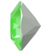Swarovski Chatons Round Stones (1028 & 1088) Crystal Electric Green Ignite UNFOILED - Bluestreak Crystals
