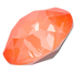 Serinity Chatons Round Stones (1028 & 1088) Crystal Electric Orange Ignite UNFOILED - Bluestreak Crystals