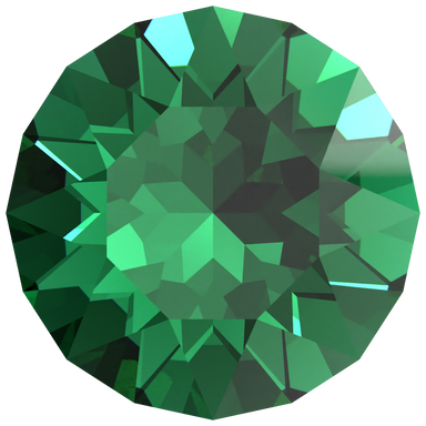 Swarovski Chatons Round Stones (1028 & 1088) Majestic Green - Bluestreak Crystals
