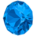 Swarovski Chatons Round Stones (1028 & 1088) Sapphire - Bluestreak Crystals