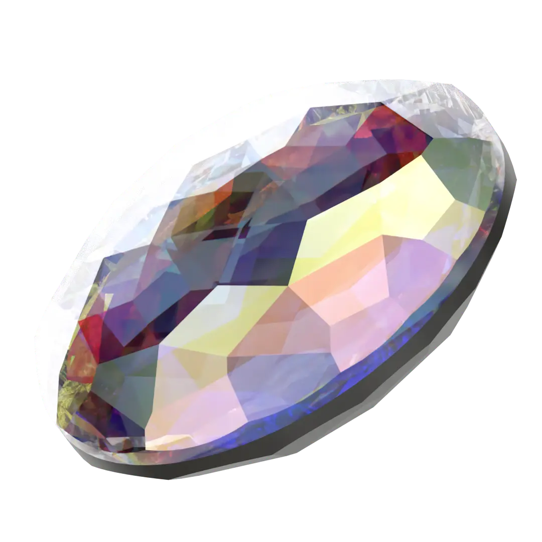 Swarovski Chatons Round Stones Fantasy (1383) Crystal AB - Bluestreak Crystals