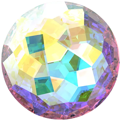 Swarovski Chatons Round Stones Fantasy (1383) Crystal AB - Bluestreak Crystals