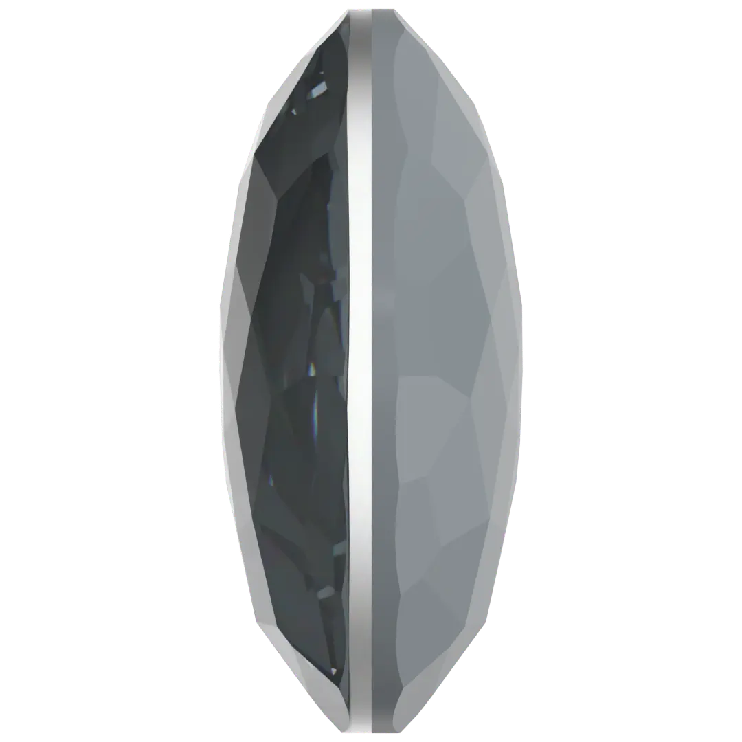 Swarovski Chatons Round Stones Fantasy (1383) Crystal Dark Grey Ignite UNFOILED - Bluestreak Crystals