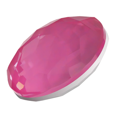 Swarovski Chatons Round Stones Fantasy (1383) Crystal Electric Pink Ignite UNFOILED - Bluestreak Crystals