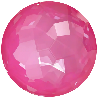 Swarovski Chatons Round Stones Fantasy (1383) Crystal Electric Pink Ignite UNFOILED - Bluestreak Crystals