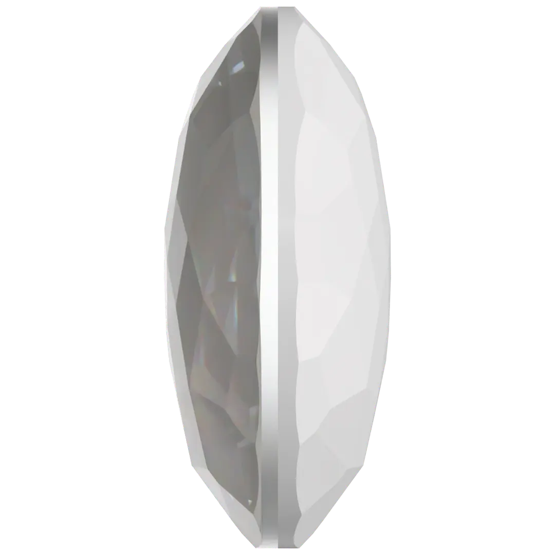 Swarovski Chatons Round Stones Fantasy (1383) Crystal Electric White Ignite UNFOILED - Bluestreak Crystals