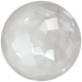 Swarovski Chatons Round Stones Fantasy (1383) Crystal Electric White Ignite UNFOILED - Bluestreak Crystals