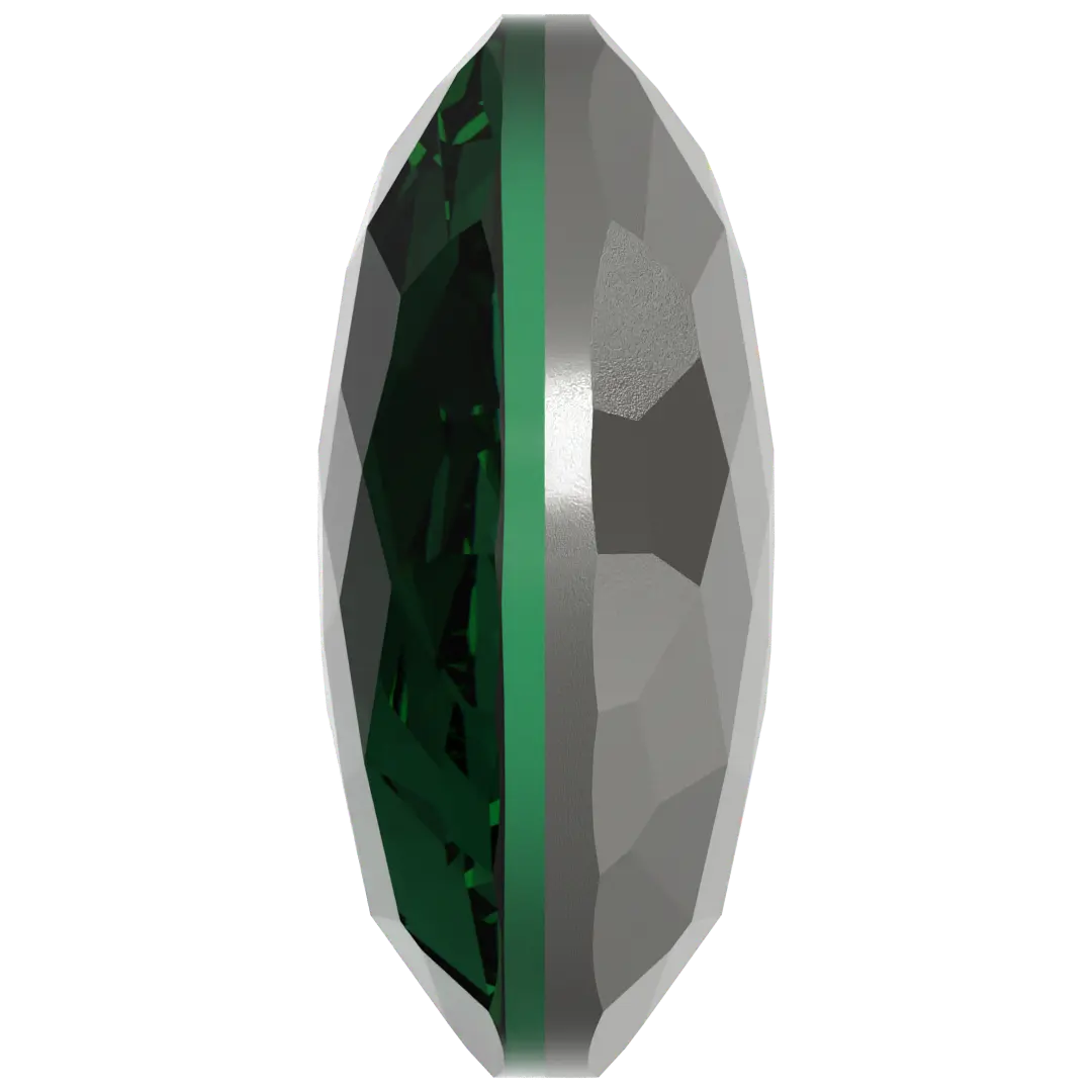 Serinity Chatons Round Stones Thin (1383) Majestic Green - Bluestreak Crystals