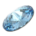 Swarovski Chatons Round Stones Rivoli (1122) Aquamarine - Bluestreak Crystals