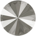 Swarovski Chatons Round Stones Rivoli (1122) Crystal Dark Grey Ignite UNFOILED - Bluestreak Crystals
