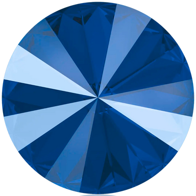 Swarovski Chatons Round Stones Rivoli (1122) Crystal Royal Blue Delite UNFOILED - Bluestreak Crystals