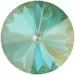 Swarovski Chatons Round Stones Rivoli (1122) Crystal Silky Sage Delite UNFOILED - Bluestreak Crystals