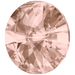 Swarovski Chatons Round Stones Rivoli (1122) Vintage Rose - Bluestreak Crystals