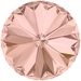 Swarovski Chatons Round Stones Rivoli (1122) Vintage Rose - Bluestreak Crystals