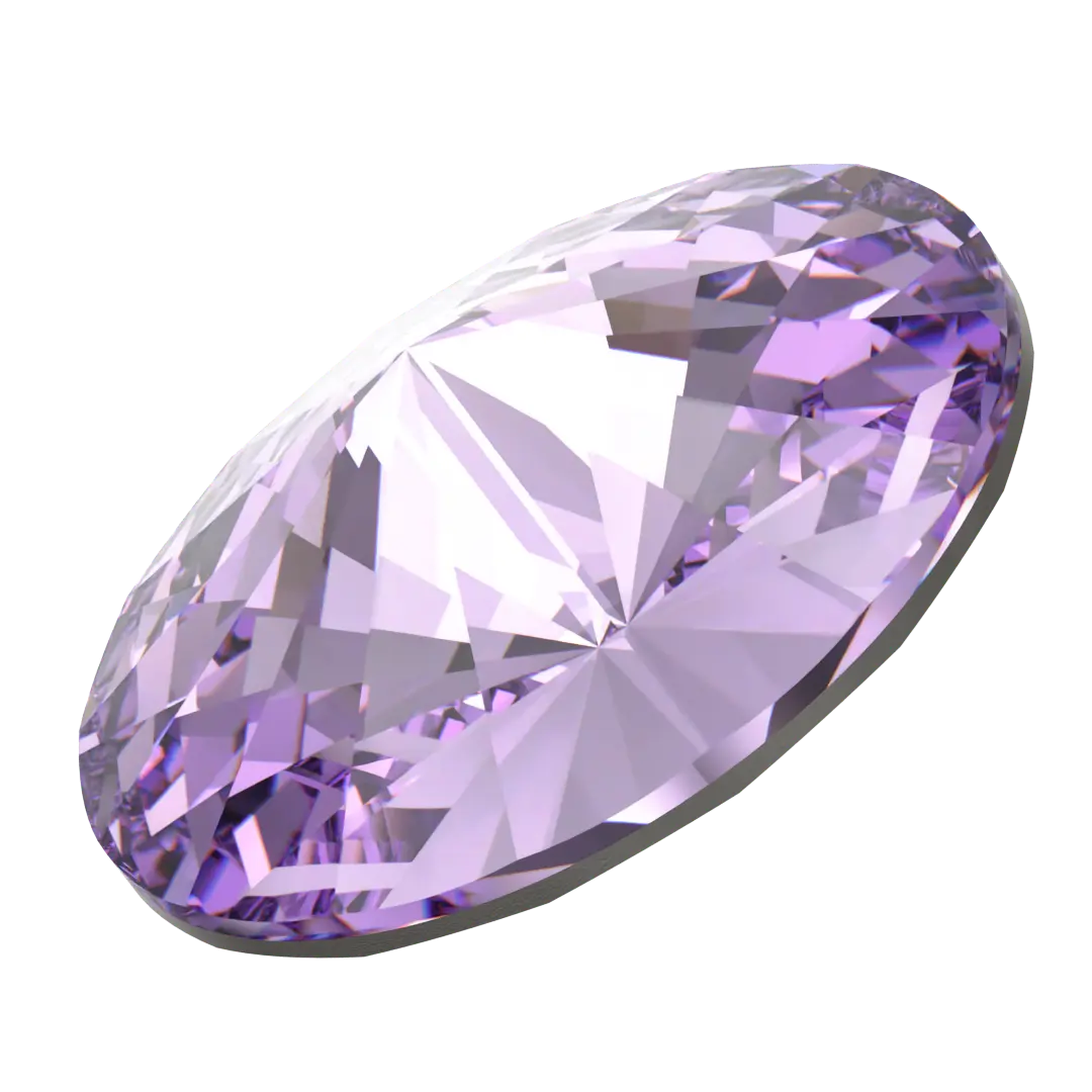 Swarovski Chatons Round Stones Rivoli (1122) Violet - Bluestreak Crystals