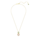 Swarovski Chroma Pendant Cushion Cut Multicolored Gold-Tone Plated - Bluestreak Crystals