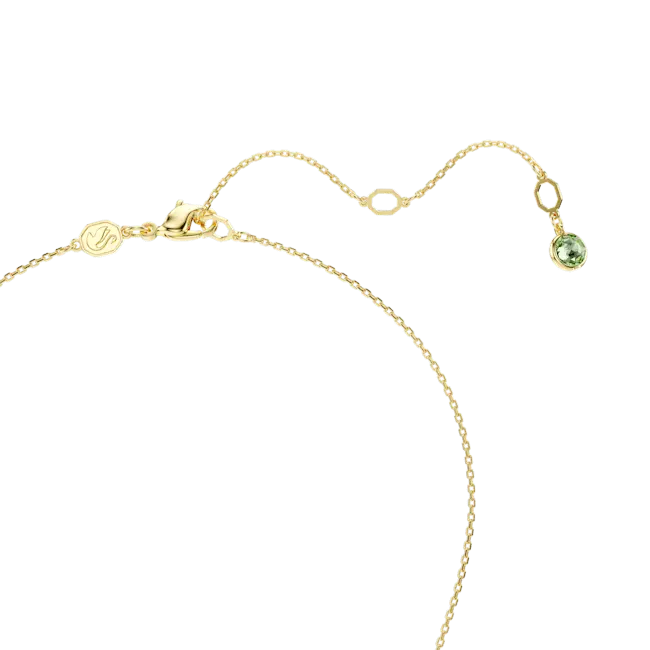 Swarovski Chroma Pendant Cushion Cut Multicolored Gold-Tone Plated - Bluestreak Crystals