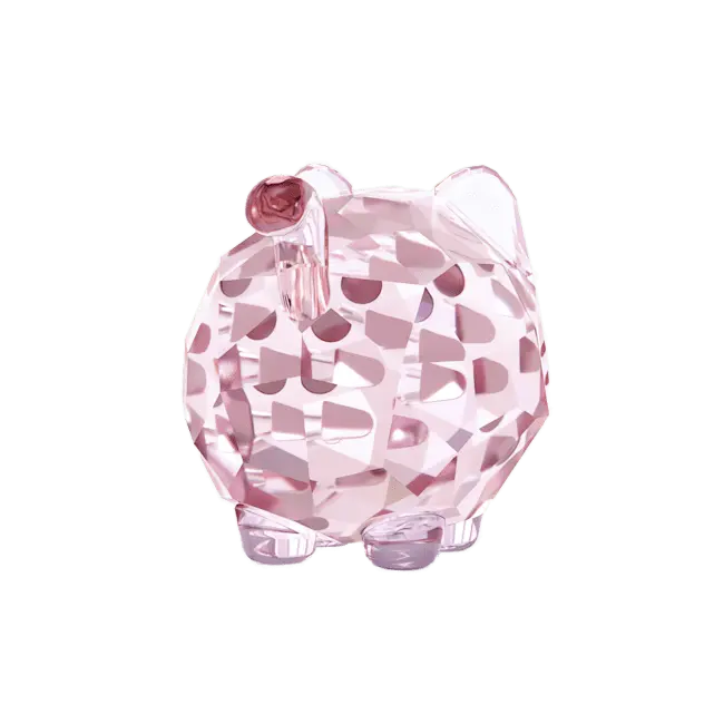 Swarovski Chubby Cats Pink Cat - Bluestreak Crystals