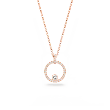 Swarovski Constella Pendant White Rose Gold-Tone Plated - Bluestreak Crystals