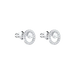Swarovski Constella Stud Earrings White Rhodium Plated - Bluestreak Crystals