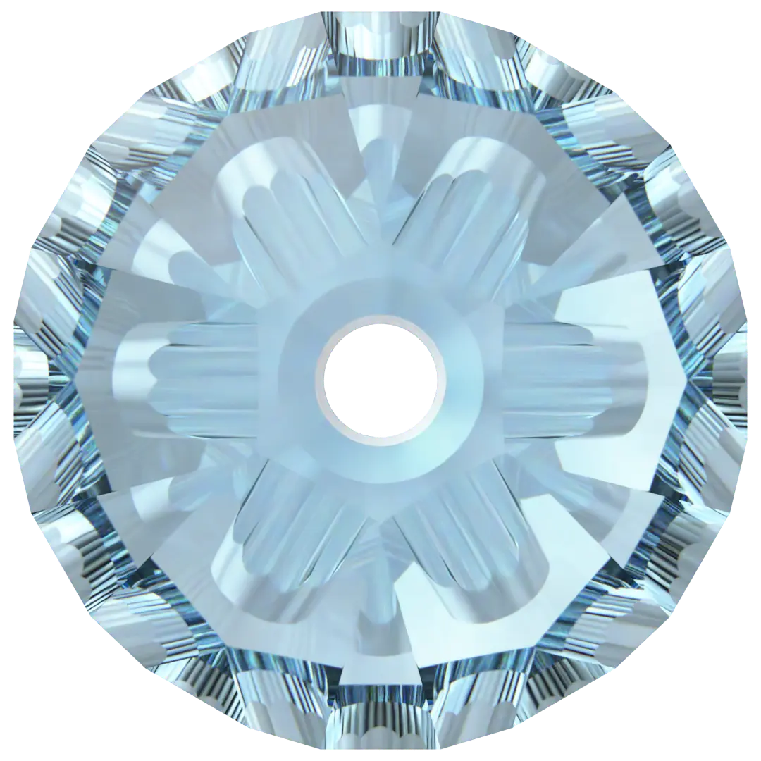 Swarovski Crystal Beads Bicone (5328) Aquamarine - Bluestreak Crystals