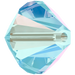 Swarovski Crystal Beads Bicone (5328) Aquamarine AB - Bluestreak Crystals