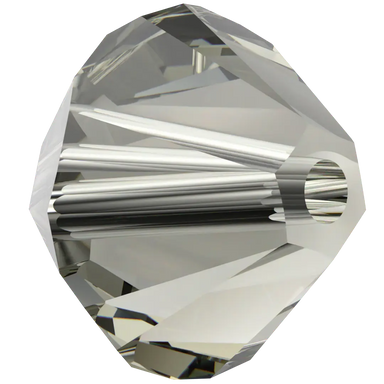 Swarovski Crystal Beads Bicone (5328) Black Diamond - Bluestreak Crystals