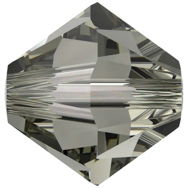 Swarovski Crystal Beads Bicone (5328) Black Diamond - Bluestreak Crystals