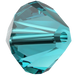 Swarovski Crystal Beads Bicone (5328) Blue Zircon - Bluestreak Crystals