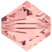 Swarovski Crystal Beads Bicone (5328) Blush Rose - Bluestreak Crystals