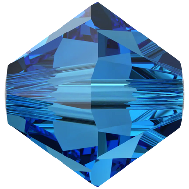 Swarovski Crystal Beads Bicone (5328) Capri Blue - Bluestreak Crystals