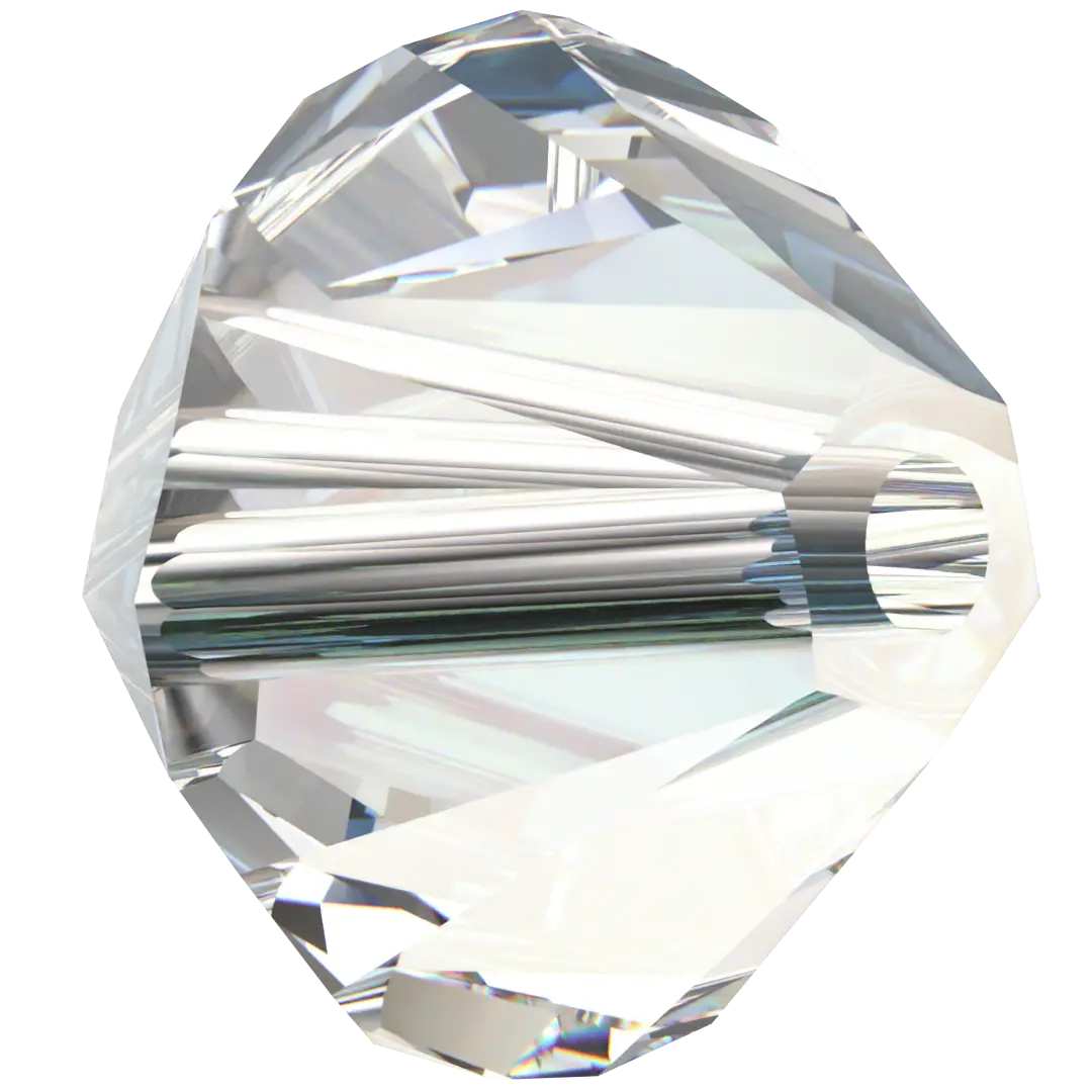 Swarovski Crystal Beads Bicone (5328) Crystal Moonlight - Bluestreak Crystals