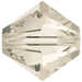 Swarovski Crystal Beads Bicone (5328) Crystal Silver Shade - Bluestreak Crystals